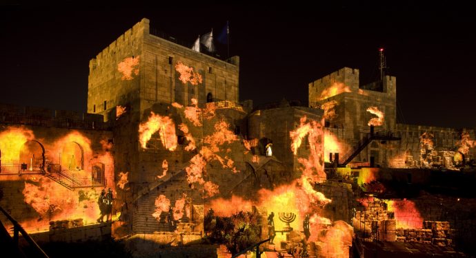 The Night Spectacular is a way of experiencnig history and understanding Jerusalem through your senses.