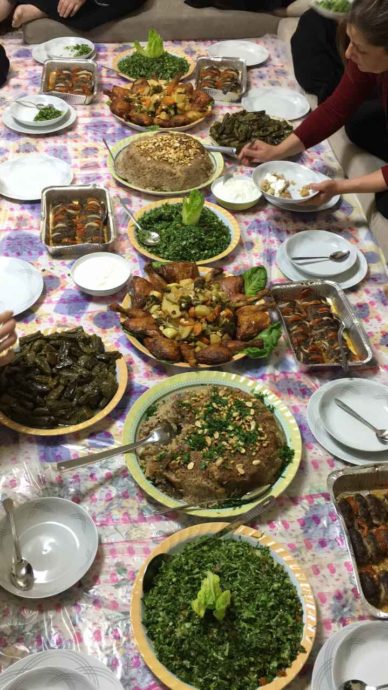 The Druze cuisine: a rich variety of dishes.