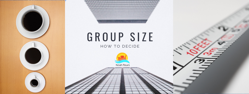 how to decide on your Israel tour group's size