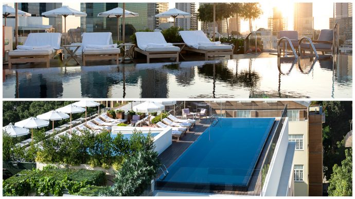 Tel Aviv's weather is perfect for The Norman's outdoor pool