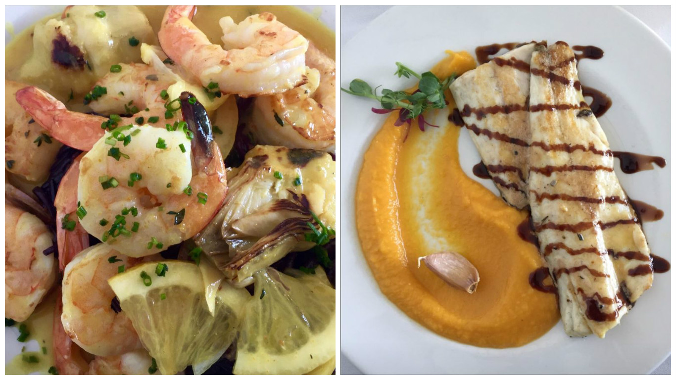 Fresh Mediterranean sea food served at The Efendi's restaurant