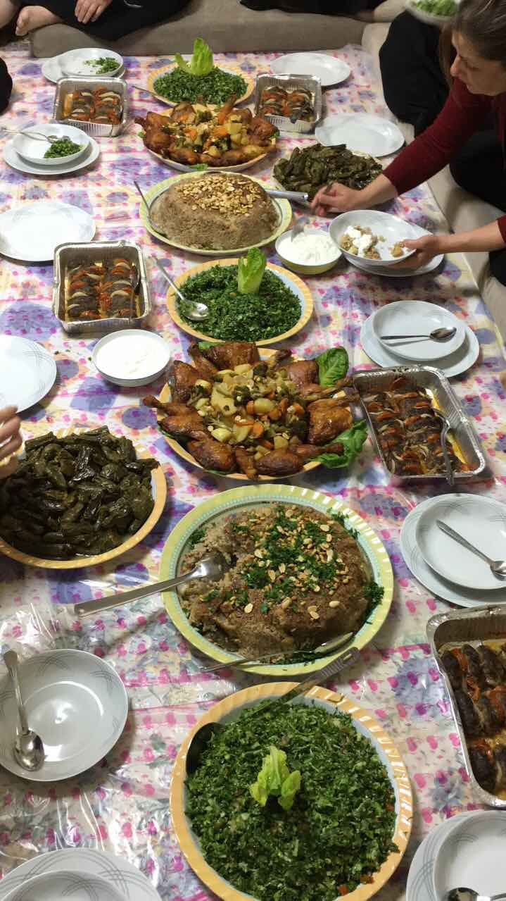 The Druze cuisine: a rich variety of dishes.