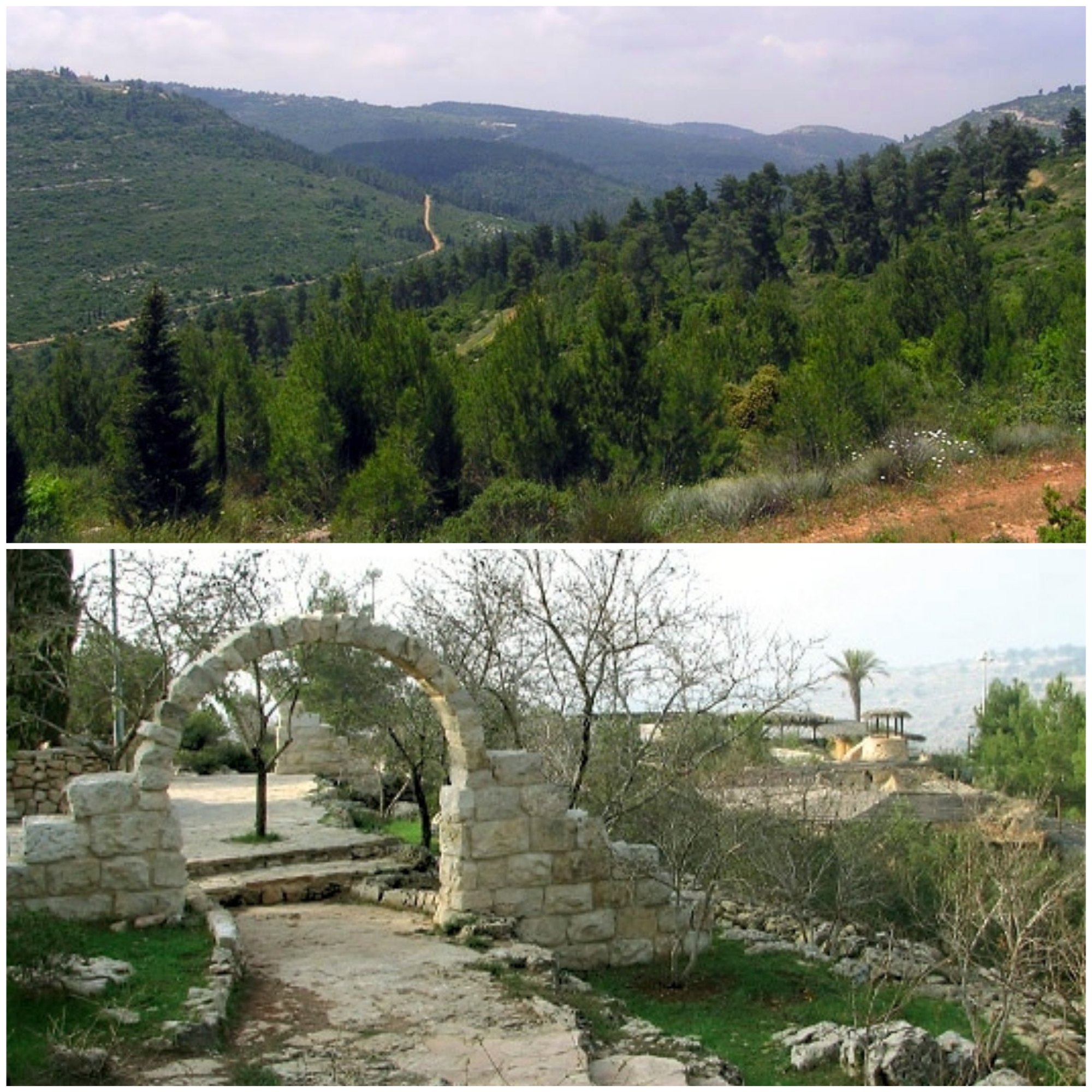 jerusalem mountains and yad hashmona