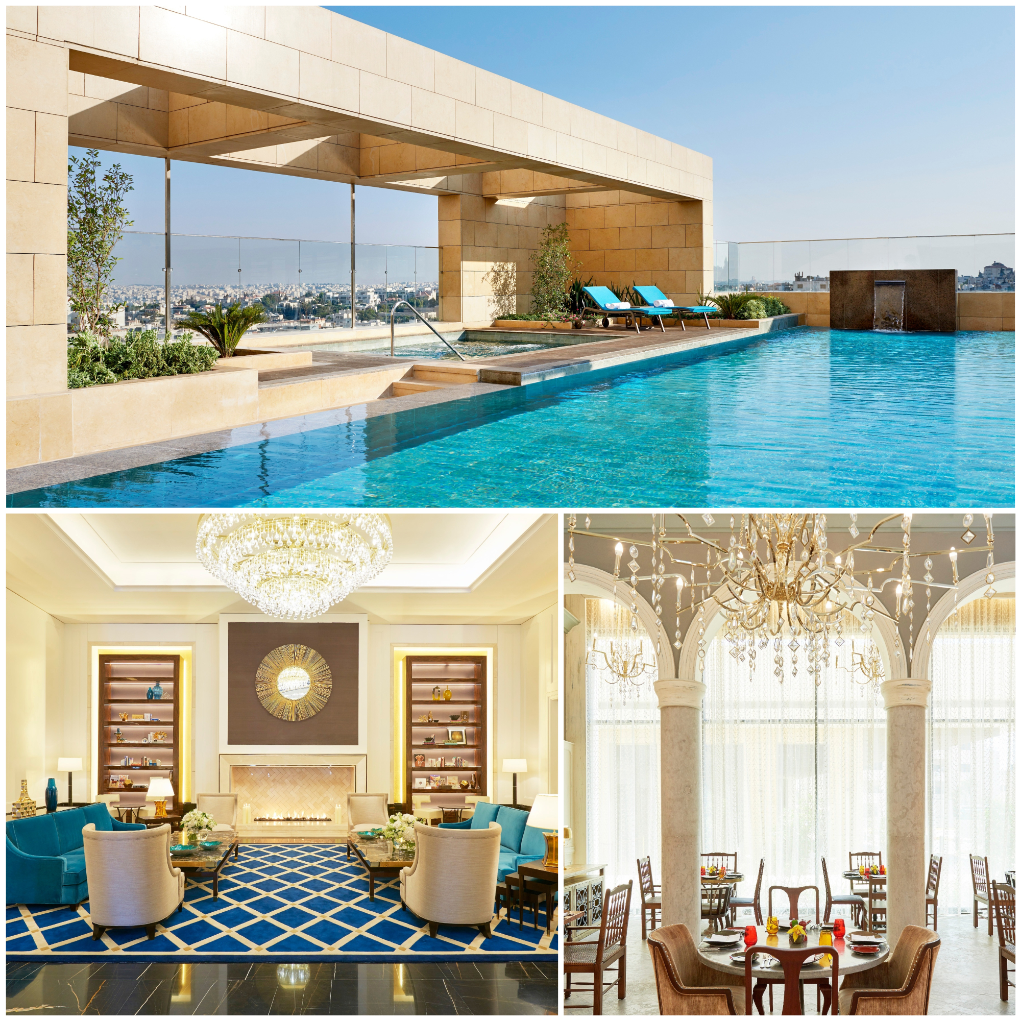 The Fairmont Hotel in Amman is one of the best luxury hotels in Jordan.