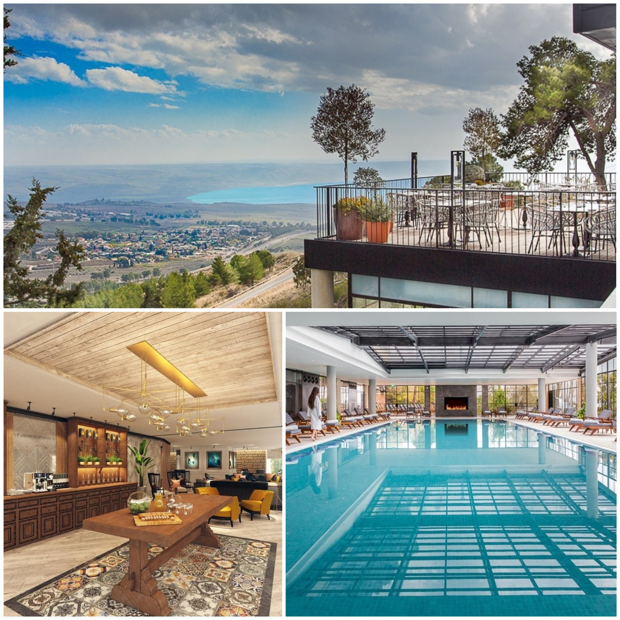 Mizpe Hayamim Hotel overlooks the Galilee Sea and offers an atmosphere of serenity.
